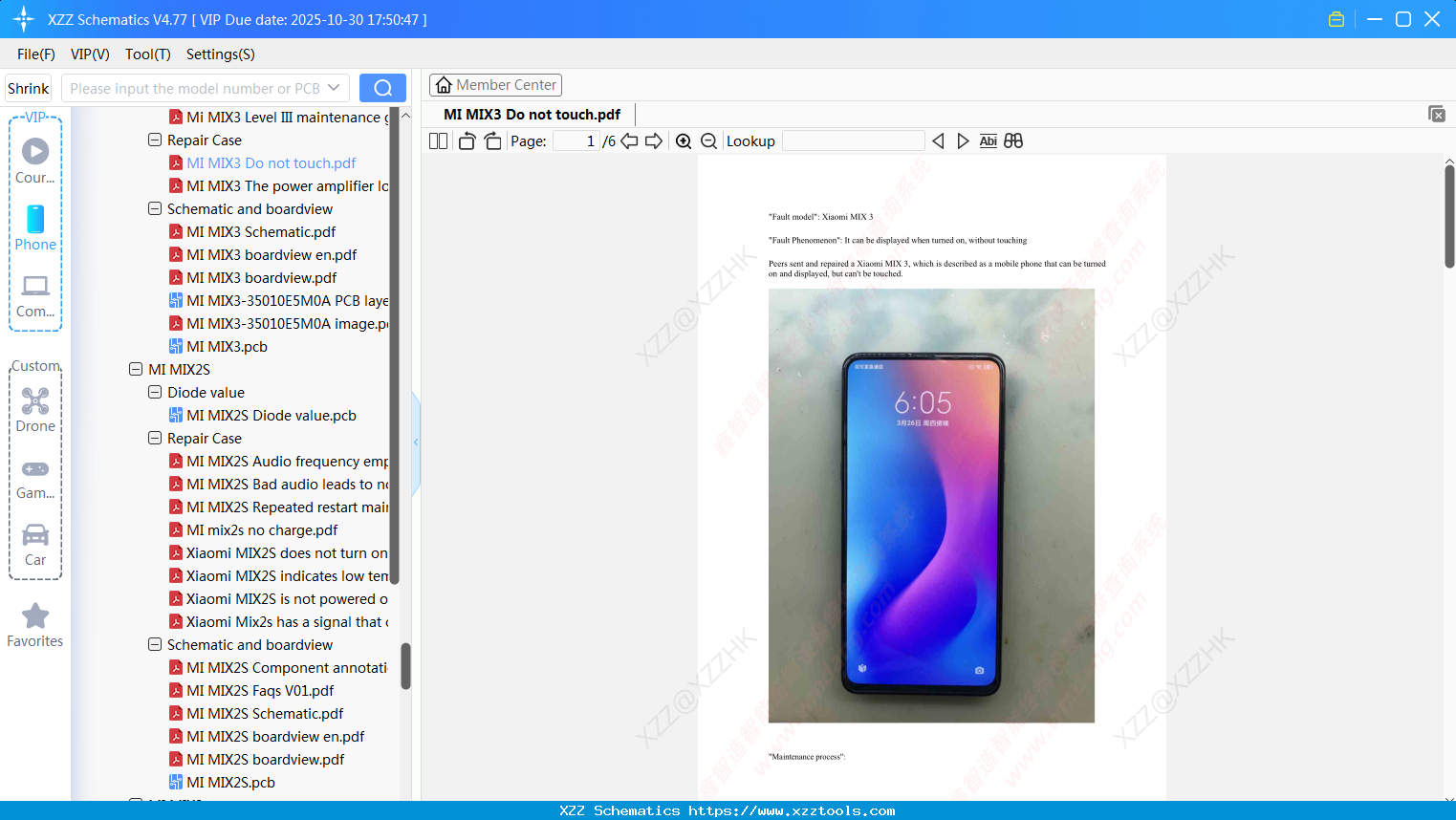Xiaomi MI MIX3 Do Not Touch